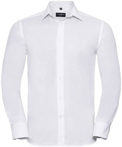 Men`s Long Sleeve Tailored Oxford Shirt