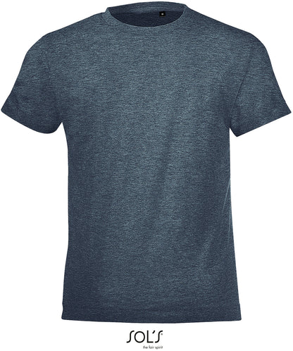 Kids` Round Collar T-Shirt Regent Fit