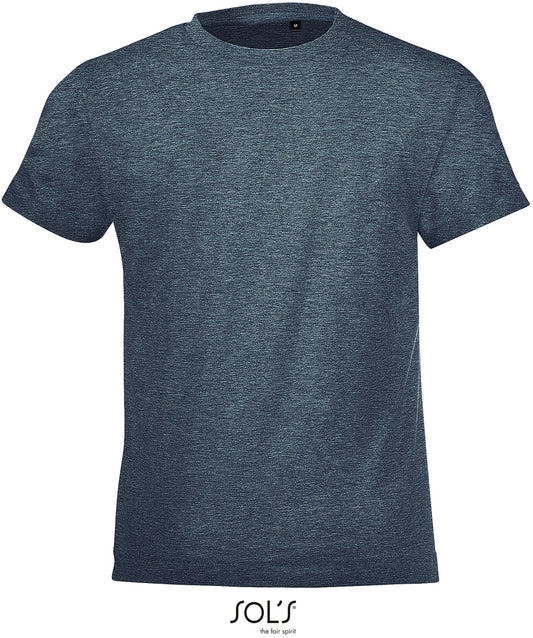 Kids` Round Collar T-Shirt Regent Fit